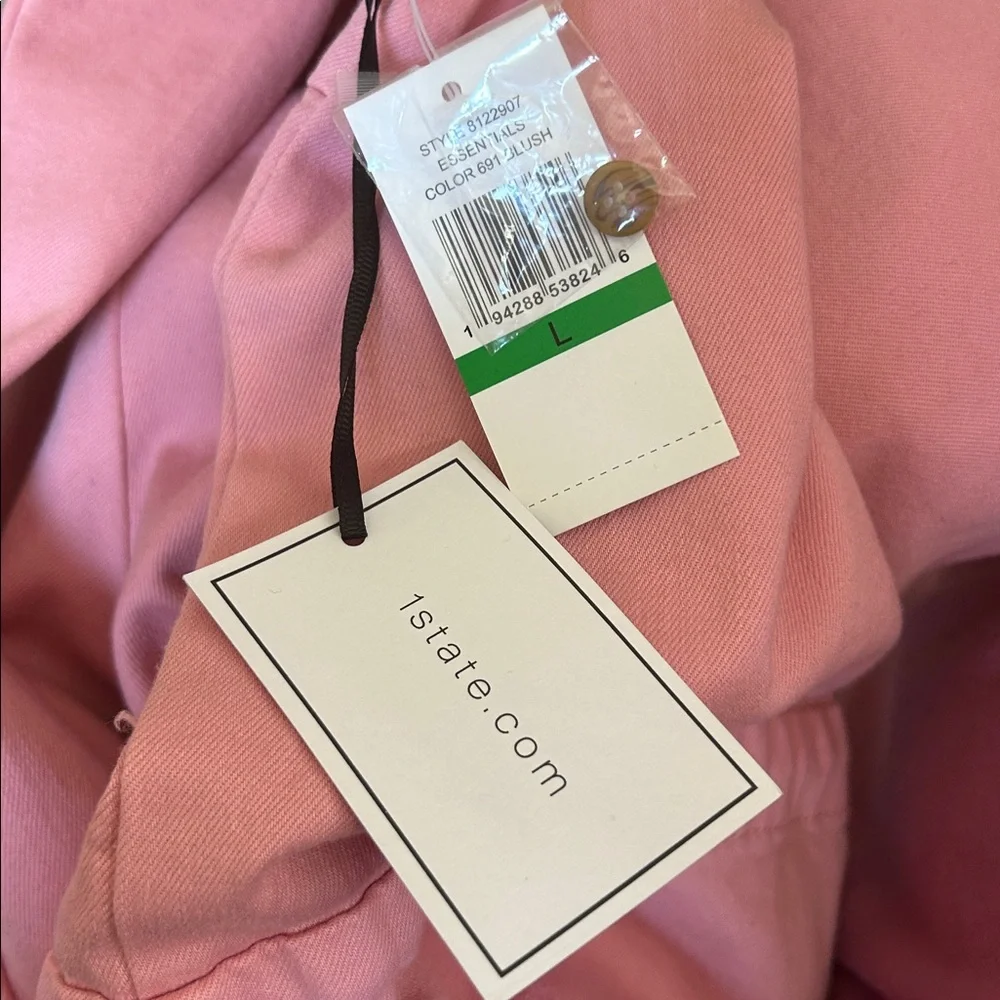 Pink Drawstring Romper - Picture 5 of 5